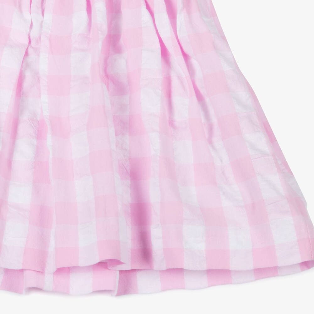 Mayoral-Girls Ruffled Pink Gingham Delight | Childrensalon Outlet