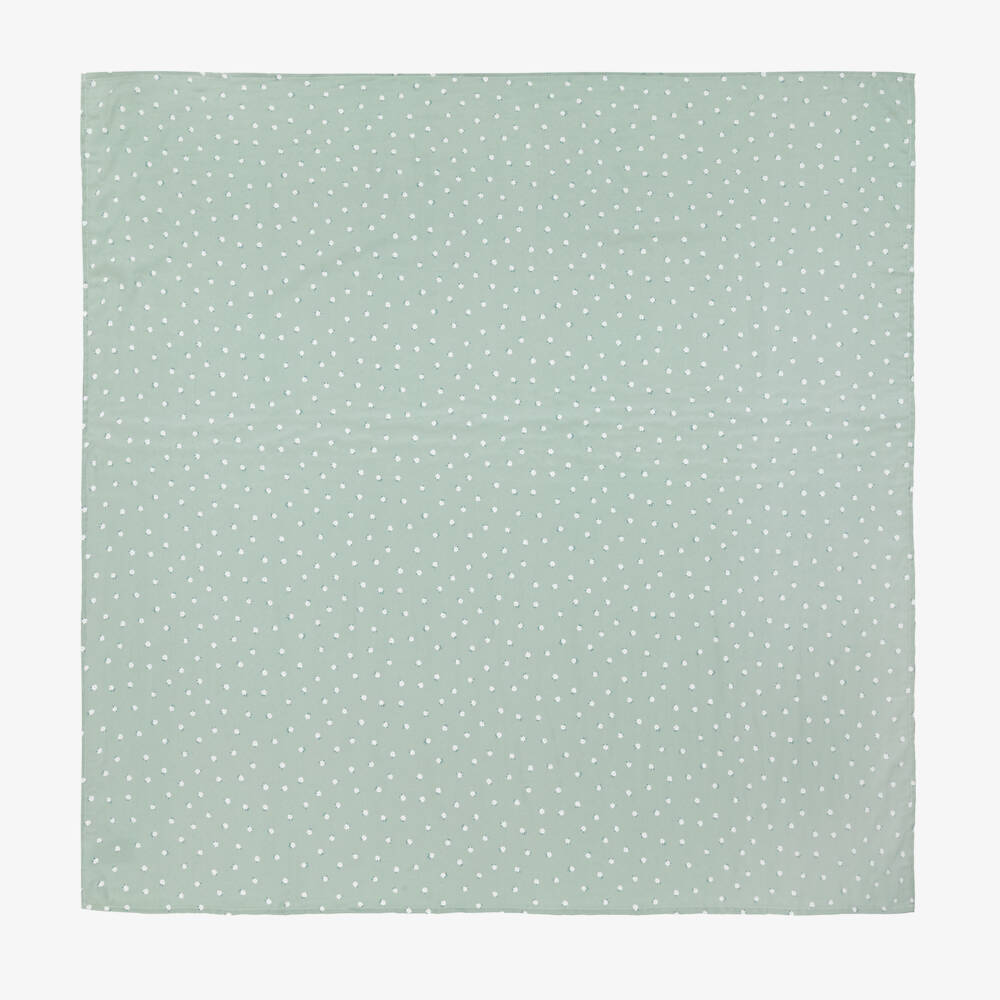 Mayoral-Girls Sage Floral Swaddle Blanket | Childrensalon Outlet