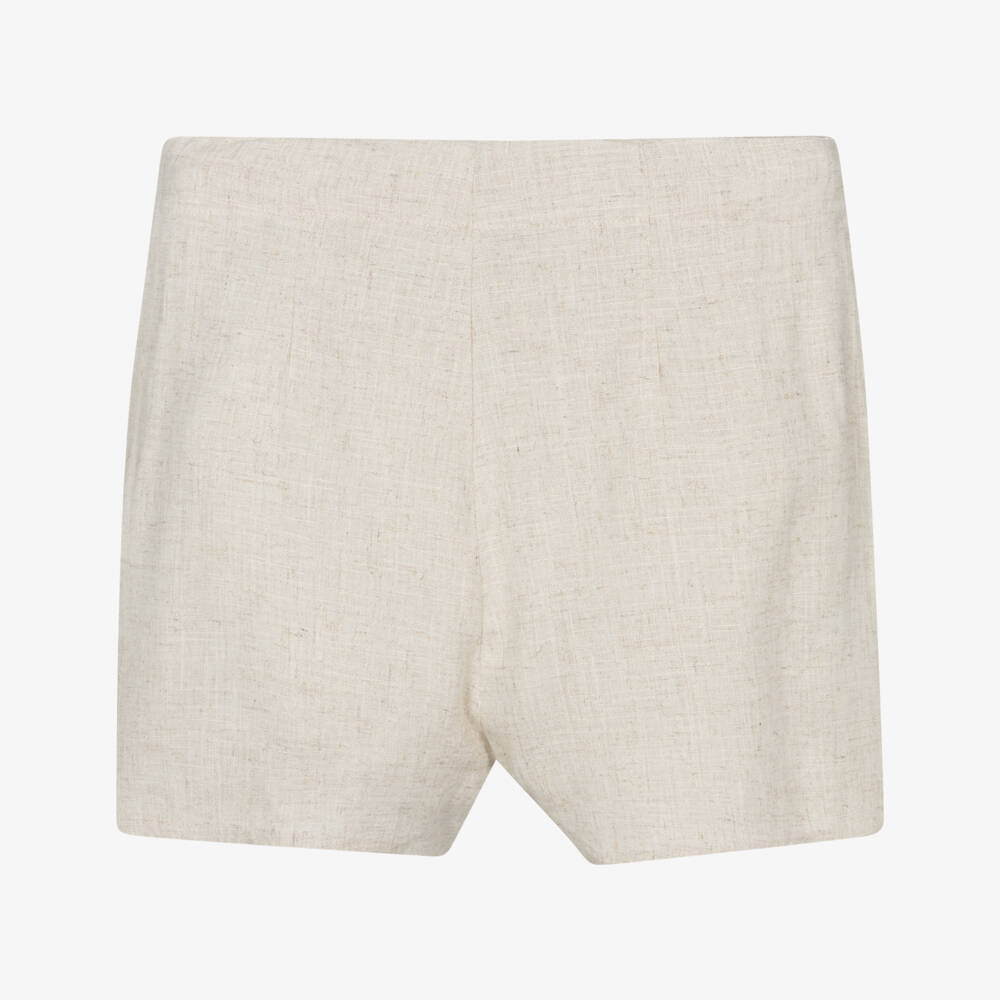 Mayoral-Льняная юбка-шорты Sandy для девочек | Childrensalon Outlet