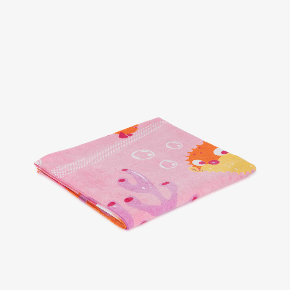 Mayoral-Girls Sea Adventure Pink Towel | Childrensalon Outlet