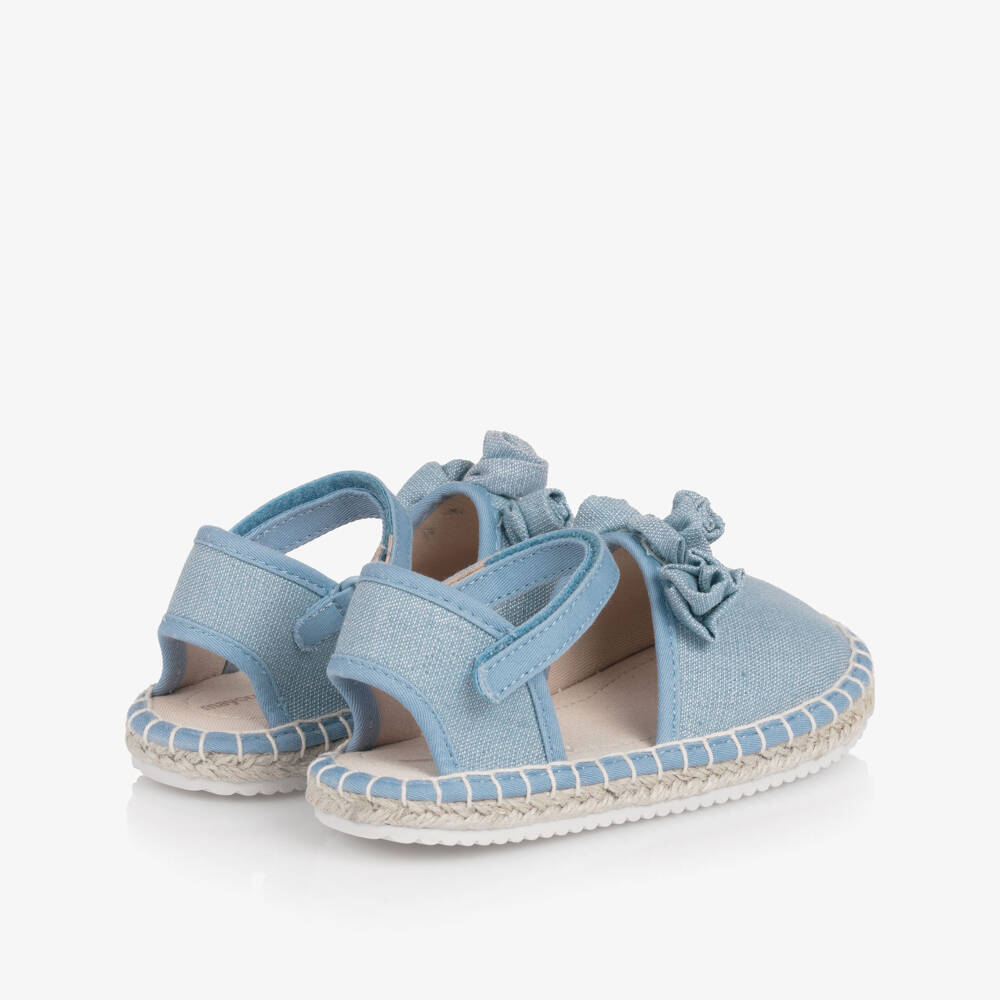 Mayoral-Girls Shimmering Blue Espadrille Shoes | Childrensalon Outlet