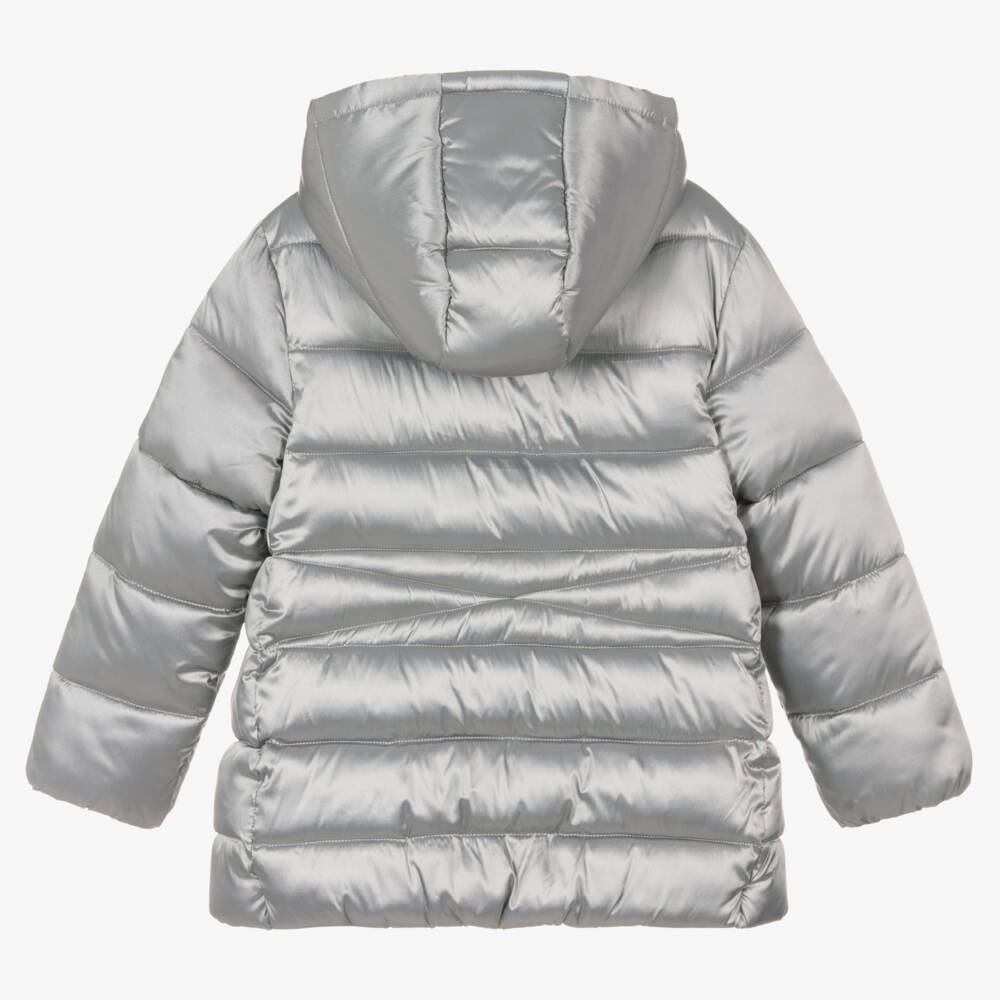 Mayoral-Пуховик цвета серебристый металлик | Childrensalon Outlet