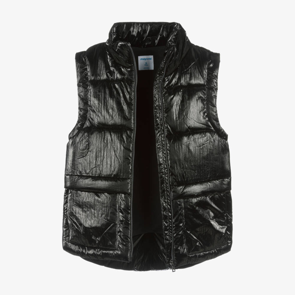 مايورال-جيليه مبطن لون أسود للبنات | Childrensalon Outlet