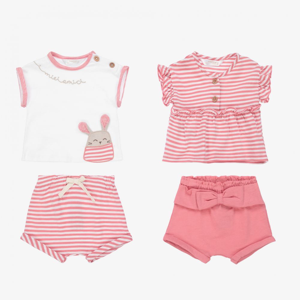Mayoral Для новорожденных-Топы с шортами для девочек (2комплекта) | Childrensalon Outlet