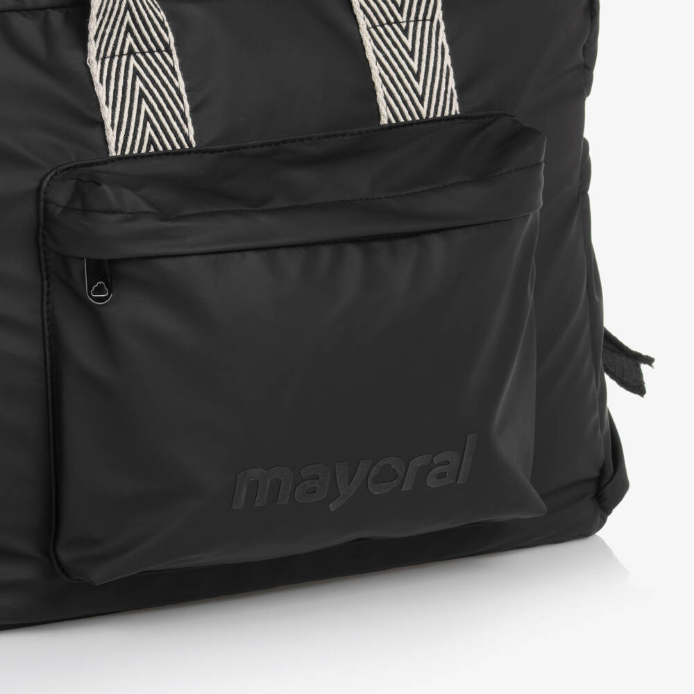 Mayoral Newborn-Girls Sleek Ebony Diaper Tote | Childrensalon Outlet