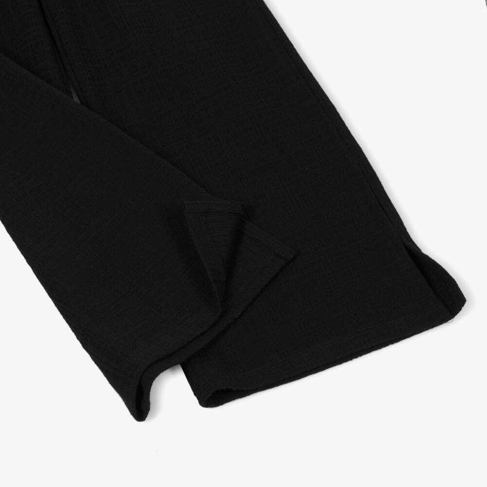 Mayoral-Girls Sleek Ebony Palazzo Pants | Childrensalon Outlet