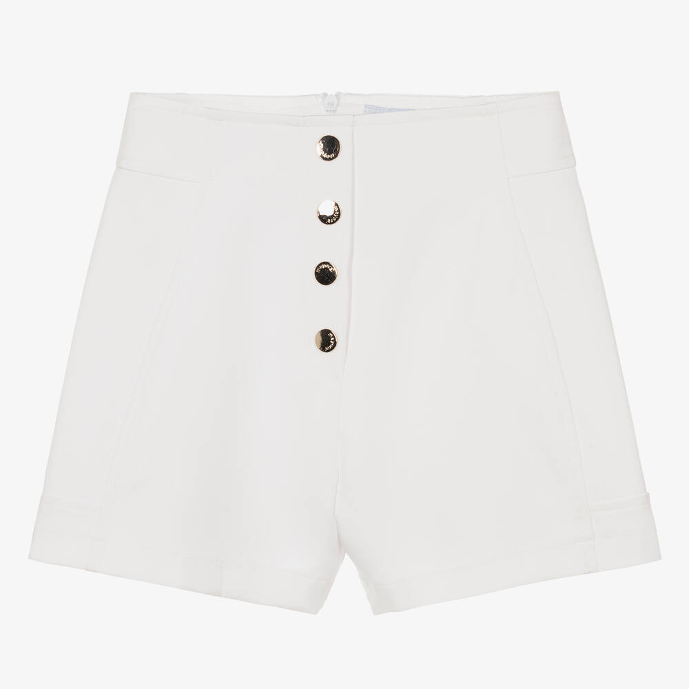 Mayoral - Elegante weiße Shorts für Mädchen | Childrensalon