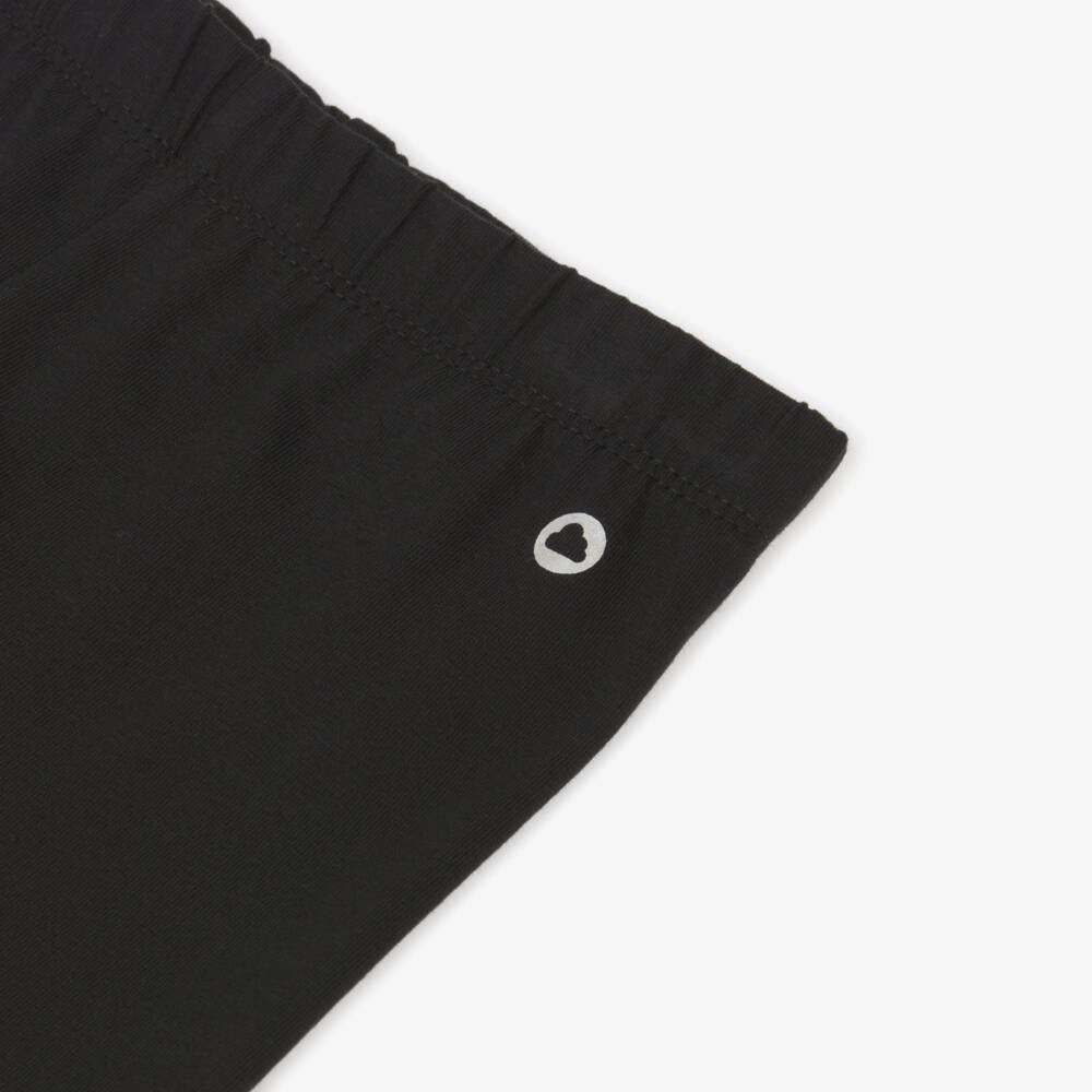 Mayoral-Мягкие черные шорты из хлопка для девочек | Childrensalon Outlet