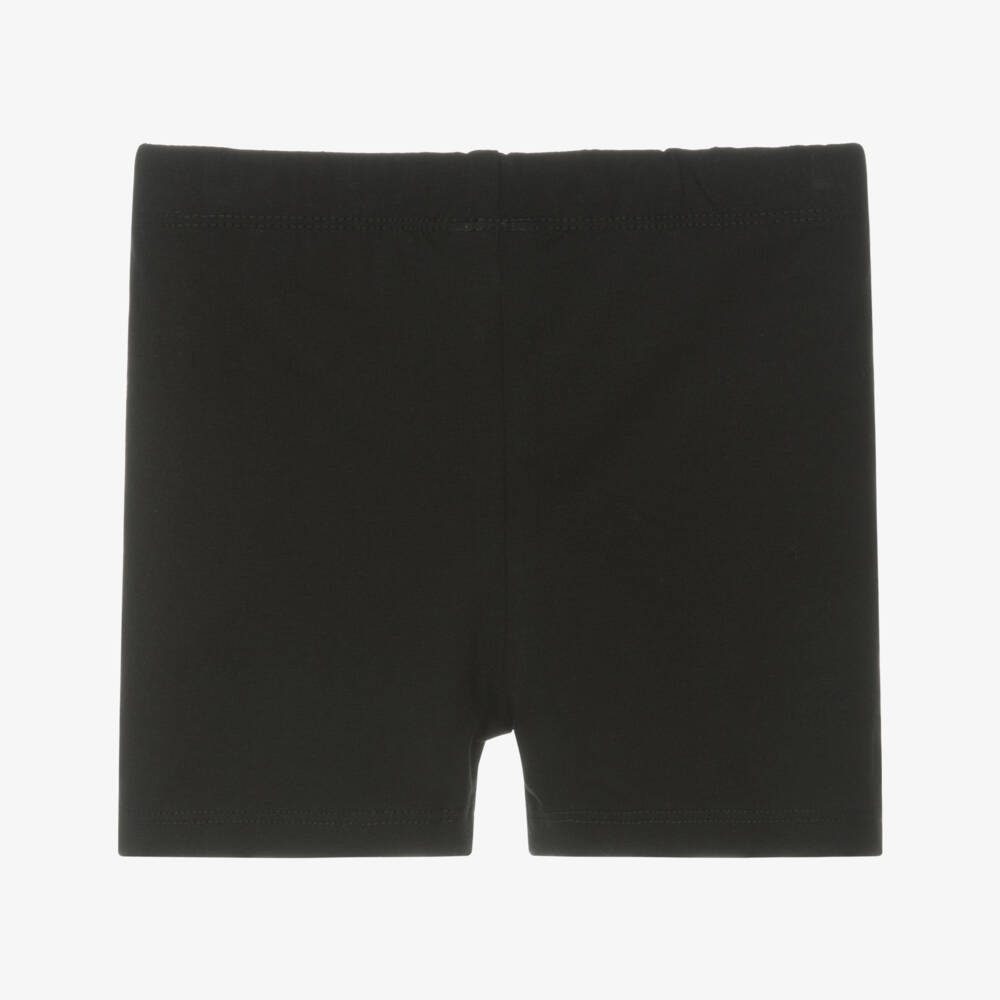 Mayoral-Мягкие черные шорты из хлопка для девочек | Childrensalon Outlet