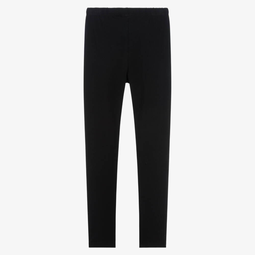 Mayoral-Girls Soft Black Jersey Leggings | Childrensalon Outlet