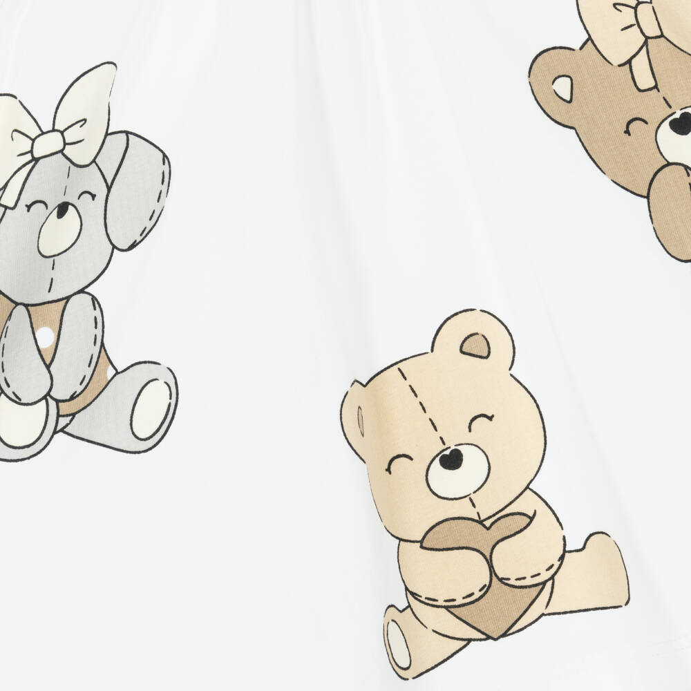 Mayoral Newborn-Girls' Soft Cotton Bear Dress | Childrensalon Outlet