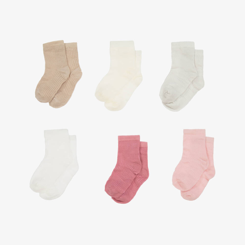Mayoral Newborn-Girls Soft Eco-Friendly Sock Set | Childrensalon Outlet