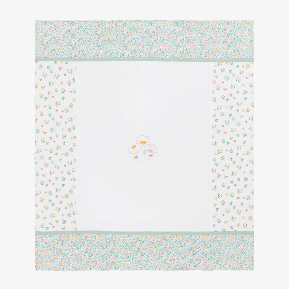 Mayoral Newborn-Girls Soft Ivory Floral Wrap | Childrensalon Outlet