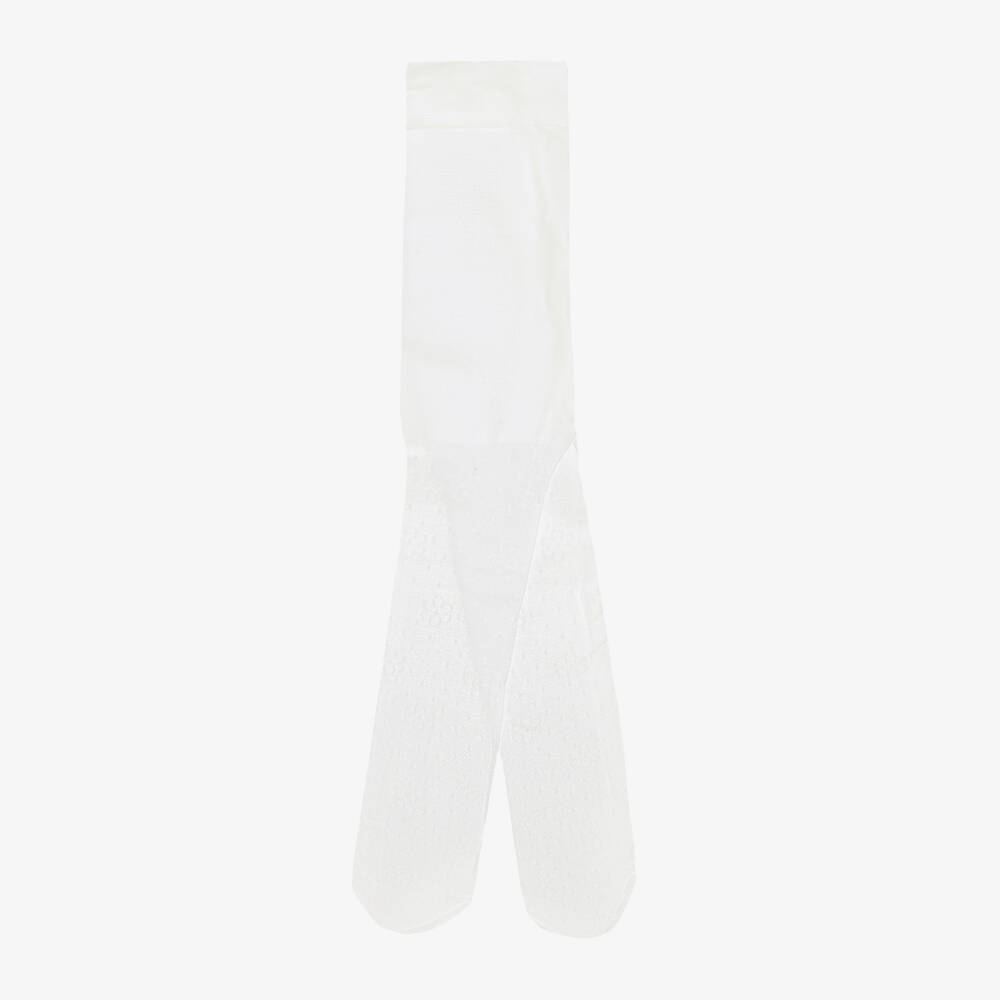 Mayoral Newborn-Girls' Soft Ivory Knit Legwear | Childrensalon Outlet