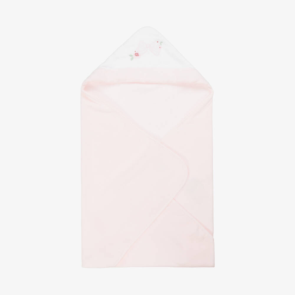 Mayoral Newborn-Girls Soft Pink Hooded Towel | Childrensalon Outlet