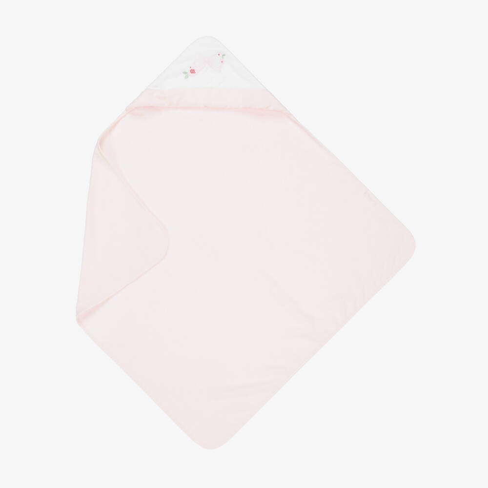 Mayoral Newborn-Girls Soft Pink Hooded Towel | Childrensalon Outlet