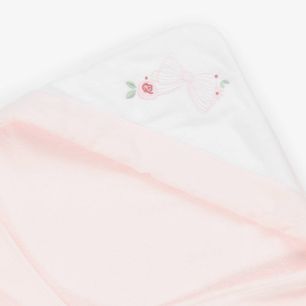 Mayoral Newborn-Girls Soft Pink Hooded Towel | Childrensalon Outlet