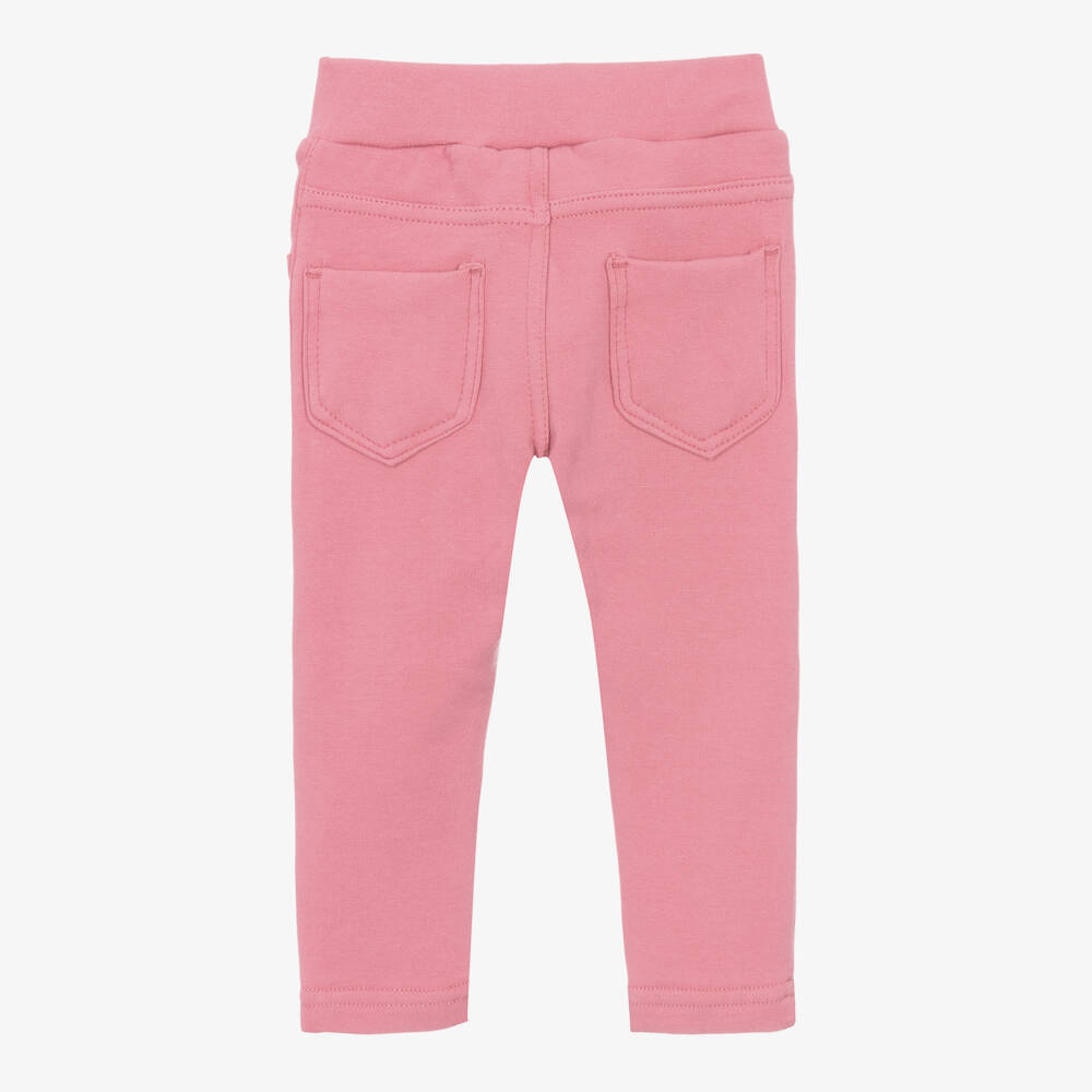 Mayoral-بنطلون قطن جيرسي لون زهري أطفال بناتي | Childrensalon Outlet