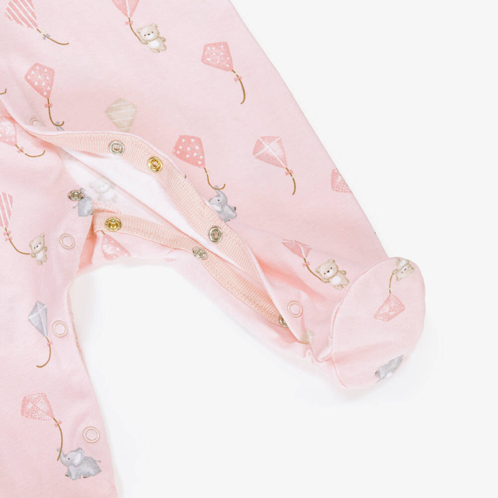 Mayoral Newborn-Girls Soft Pink Kite Babysuit Ensemble | Childrensalon Outlet