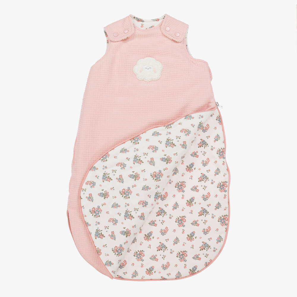 Mayoral Для новорожденных-Girls Soft Pink Lamb Sleep Sack | Childrensalon Outlet