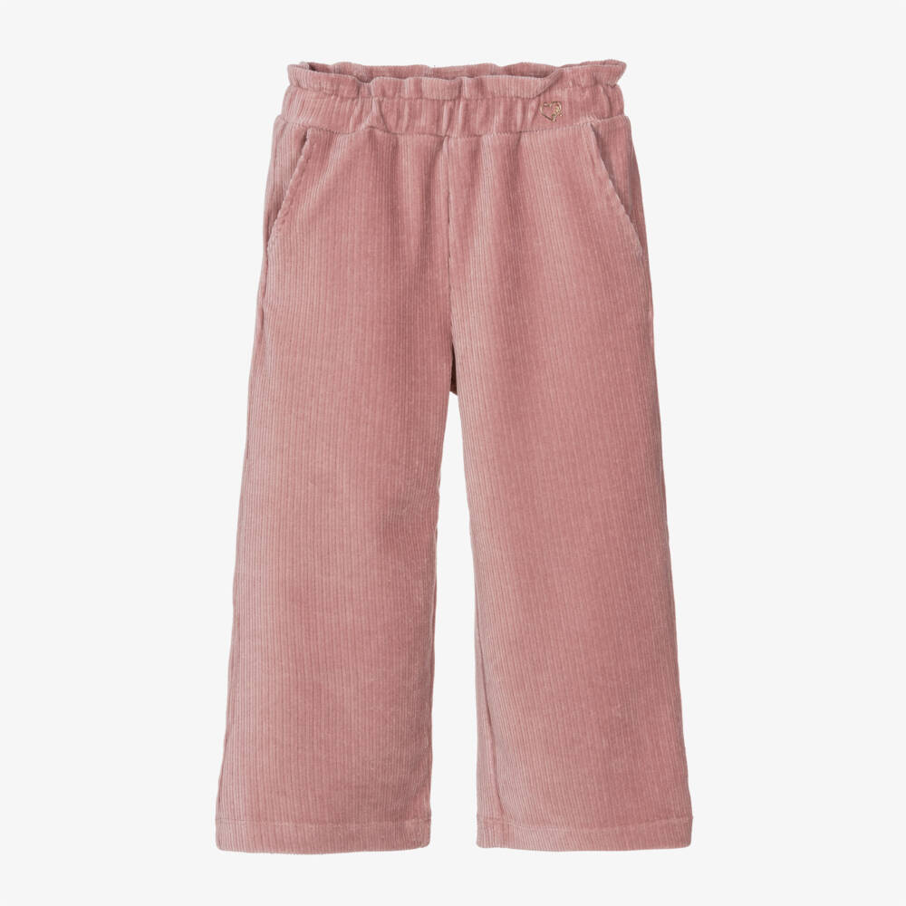 Mayoral-Girls Soft Pink Sparkle Trousers | Childrensalon Outlet