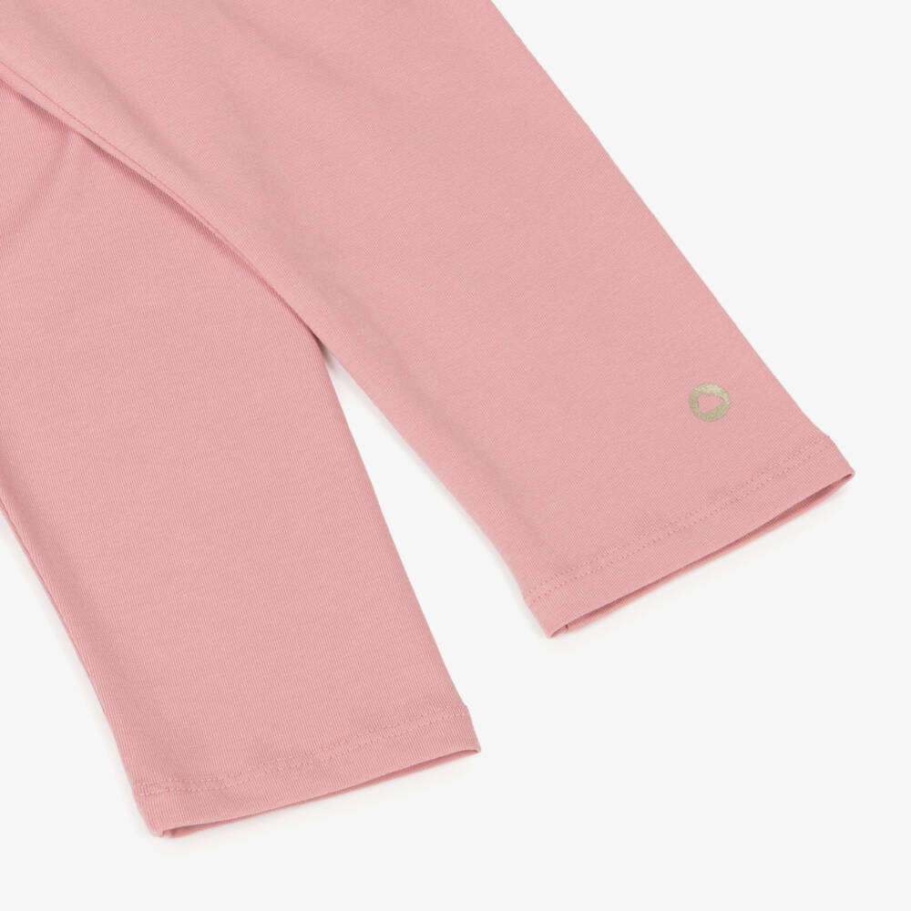 Mayoral-Girls Soft Pink Stretch Leggings | Childrensalon Outlet