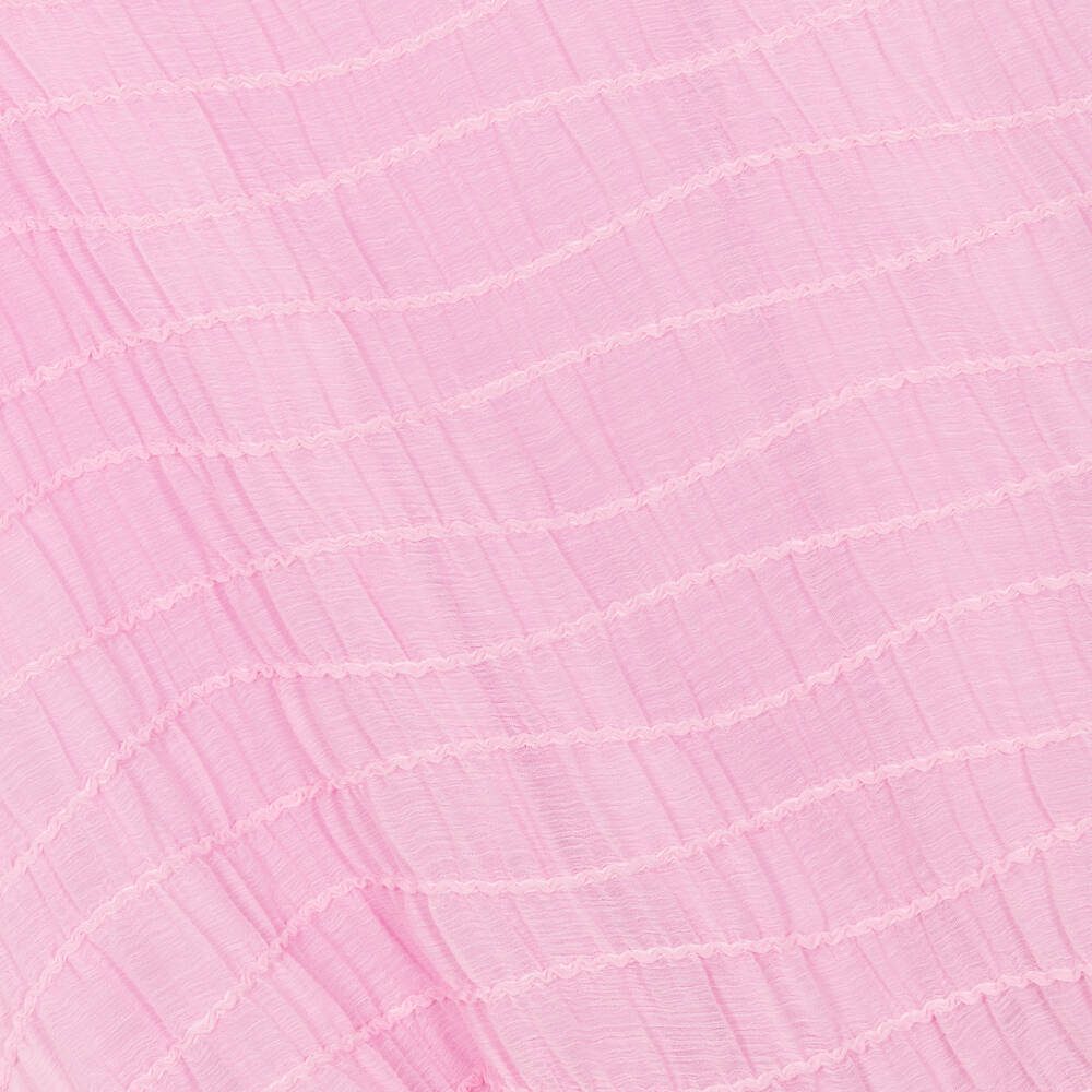 Mayoral-Girls Soft Rose Chiffon Frock | Childrensalon Outlet