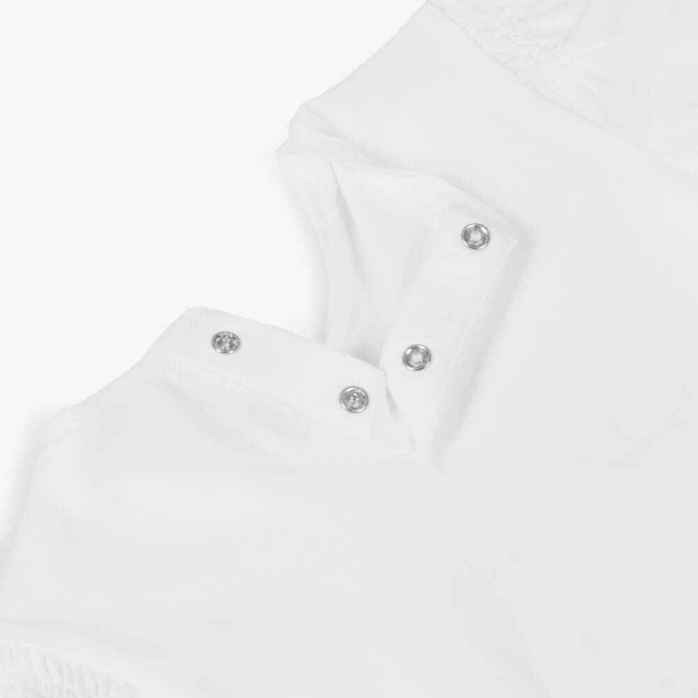 Mayoral-Girls Soft White & Pink Tee | Childrensalon Outlet