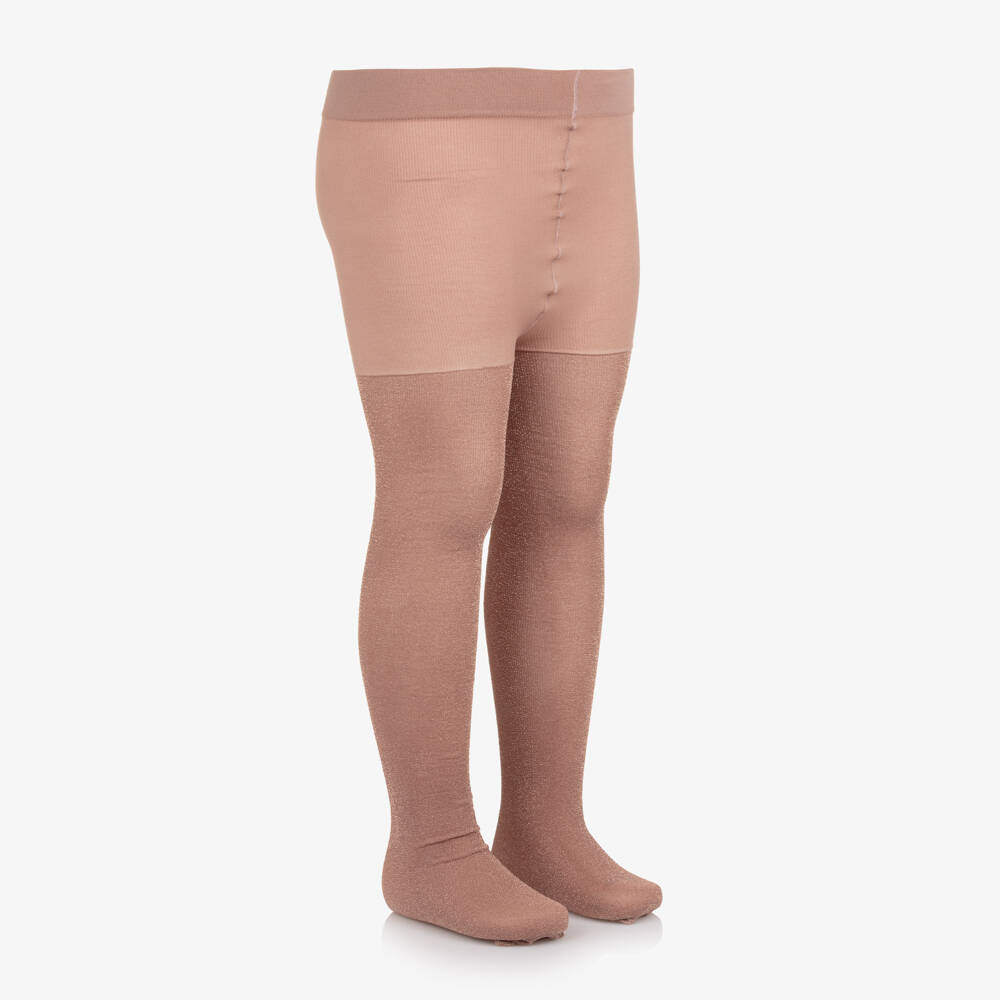 Mayoral-Блестящие розовые колготки для девочек | Childrensalon Outlet