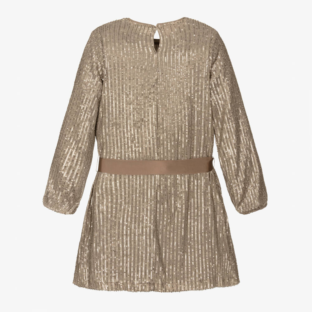 مايورال-فستان ترتر لون ذهبي | Childrensalon Outlet