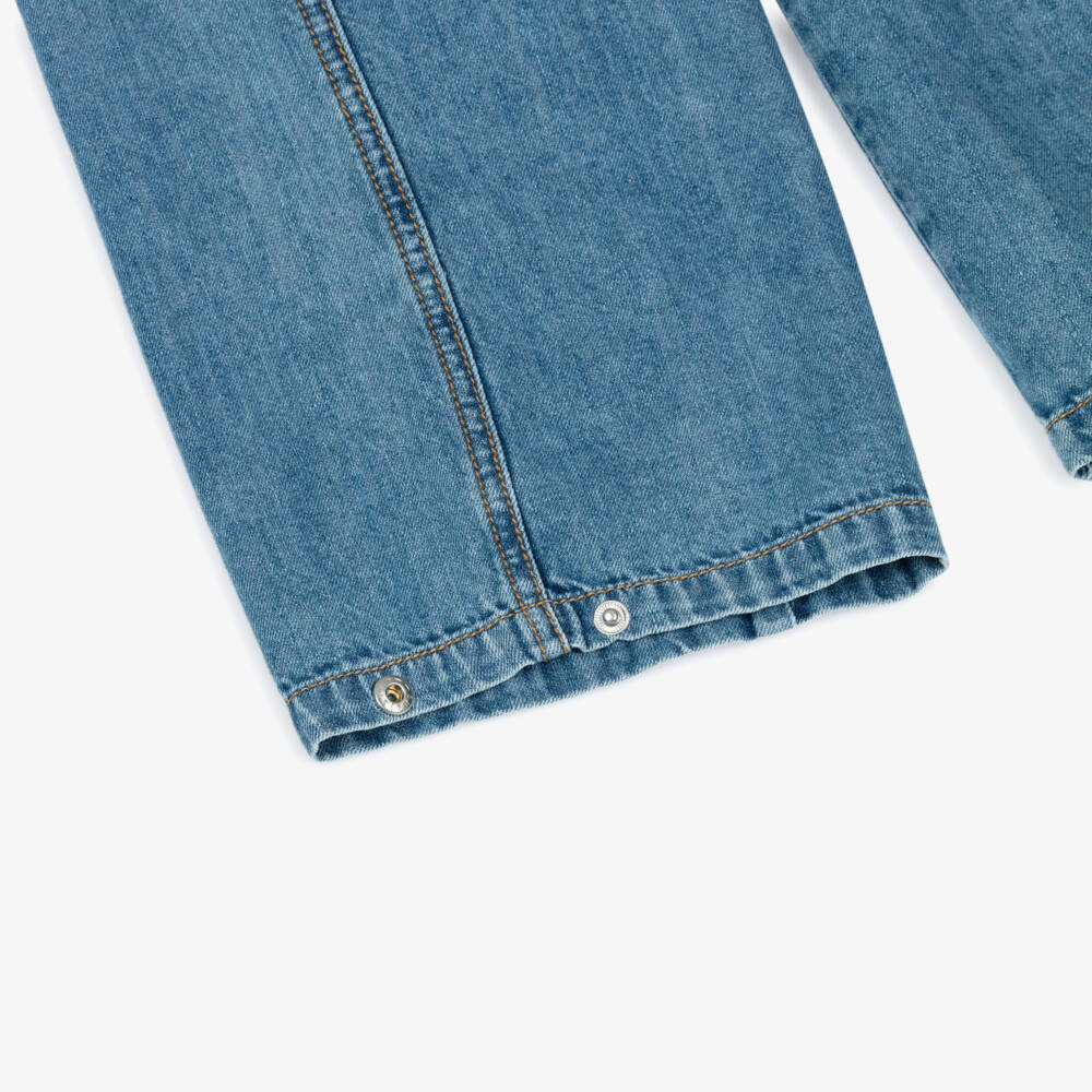 Mayoral-Girls Stylish Blue Cargo Trousers | Childrensalon Outlet