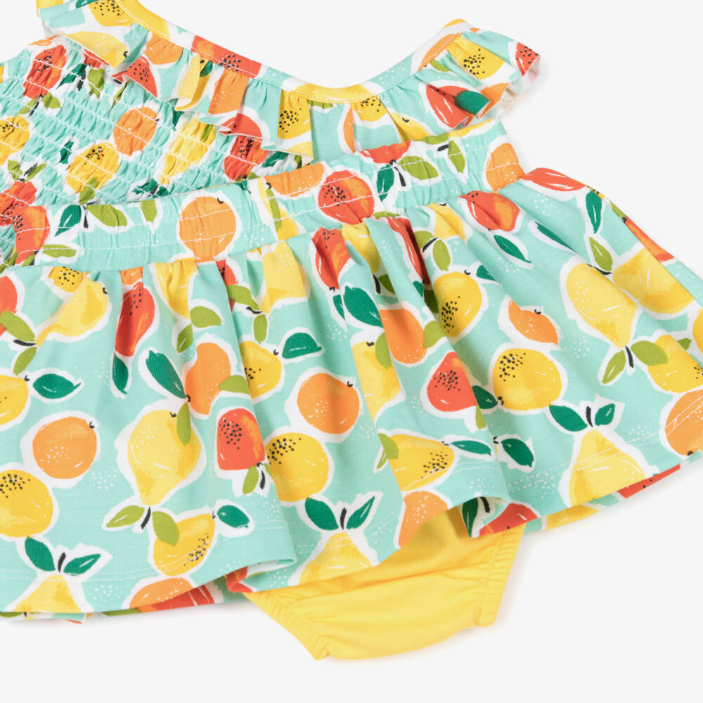 Mayoral-طقم تنورة صيفي للبنات بنكهة الحمضيات | Childrensalon Outlet