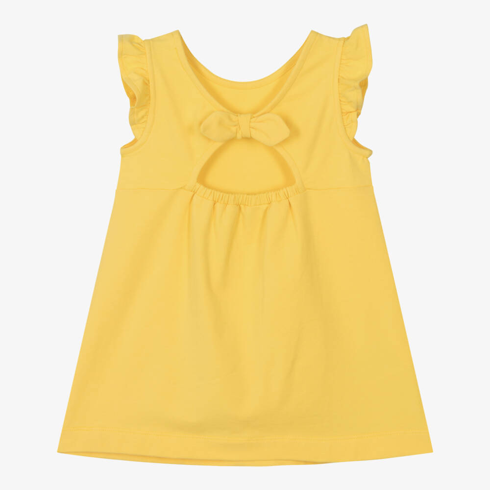 Mayoral-Girls Sunny Cotton Fruit Frock | Childrensalon Outlet