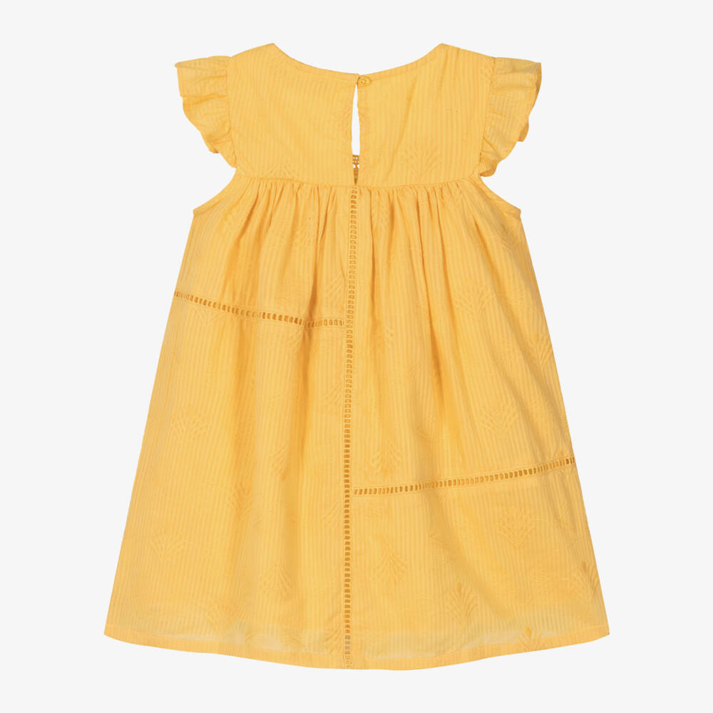 مايورال-فستان دانتيل قطني مشرق للبنات | Childrensalon Outlet