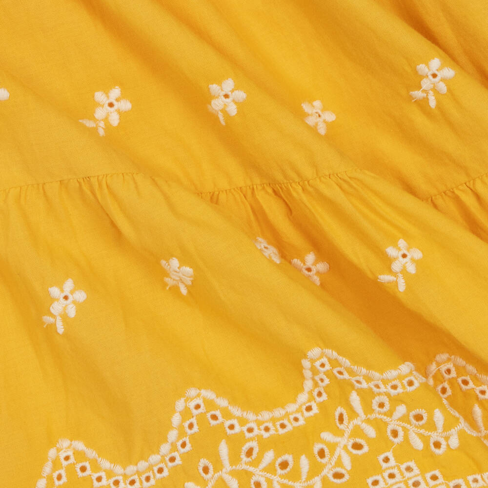 Mayoral-Girls Sunny Floral Cotton Dress | Childrensalon Outlet