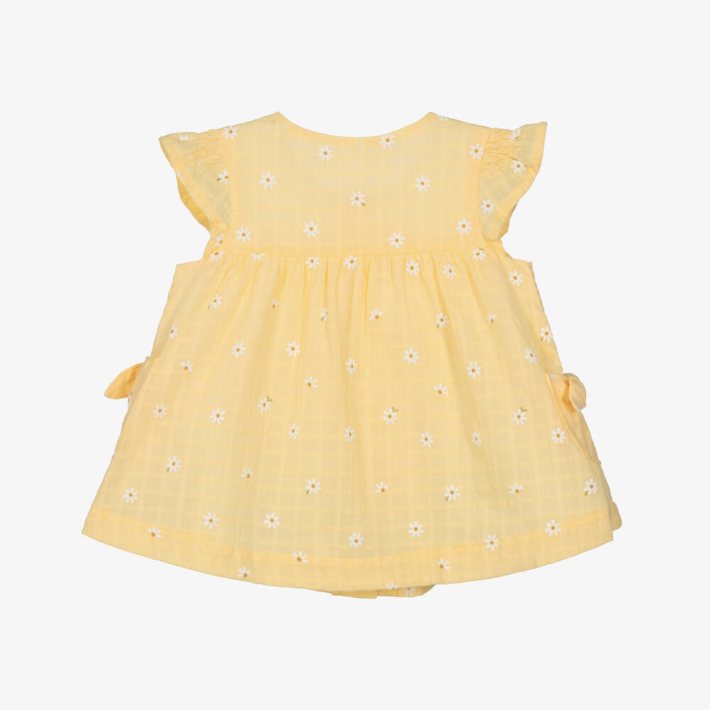 Mayoral Newborn-Girls Sunny Floral Cotton Dress | Childrensalon Outlet
