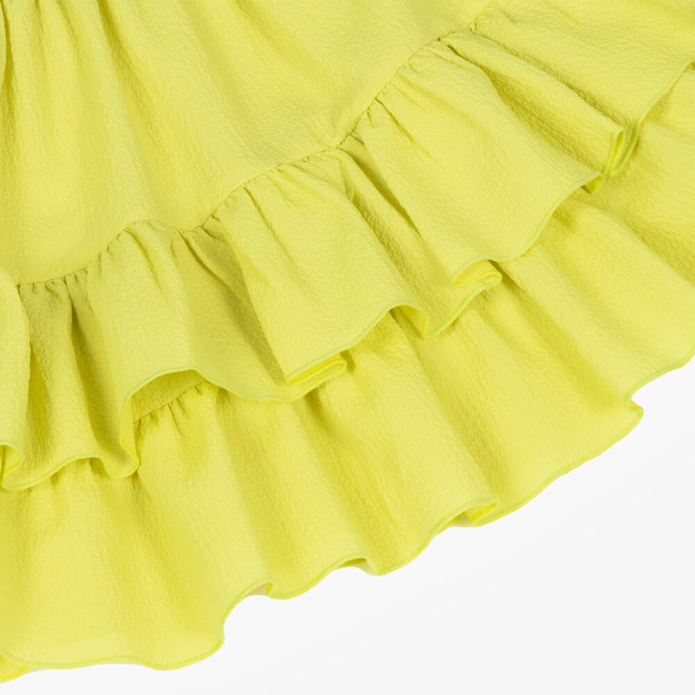 Mayoral-Girls Sunshine Ruffle Muslin Dress | Childrensalon Outlet
