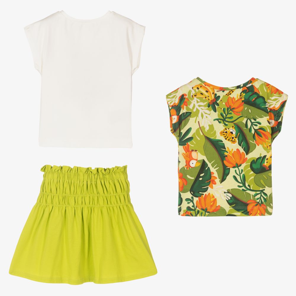 Mayoral-Girls T-Shirts & Skirt Set | Childrensalon Outlet