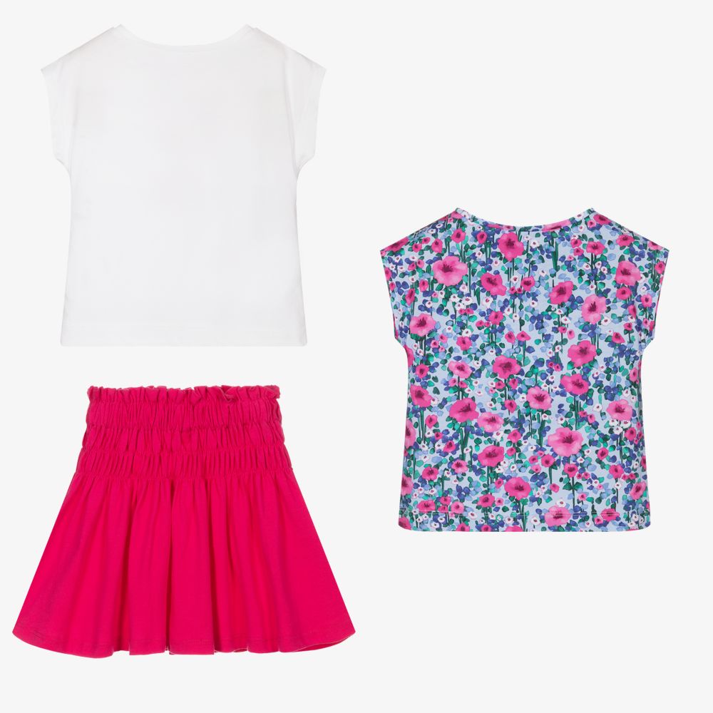 Mayoral-Комплект с футболками и юбкой для девочек | Childrensalon Outlet