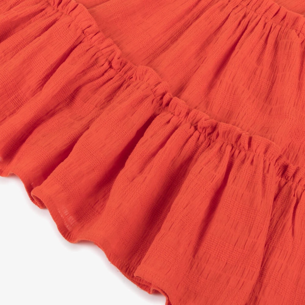 Mayoral-Girls Tangerine Tiered Sundress | Childrensalon Outlet