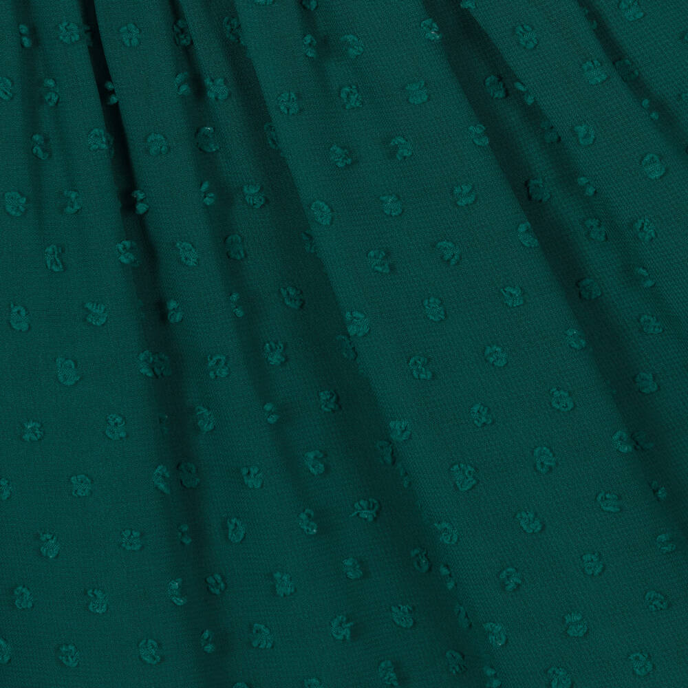 Mayoral-Зеленое шифоновое платье для подростков | Childrensalon Outlet