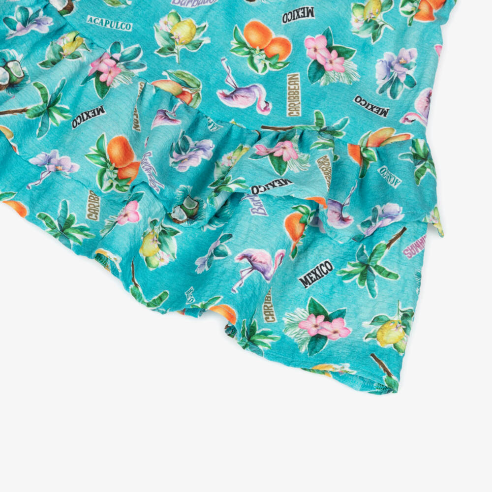 Mayoral-Тропический бирюзовый наряд для девочек | Childrensalon Outlet