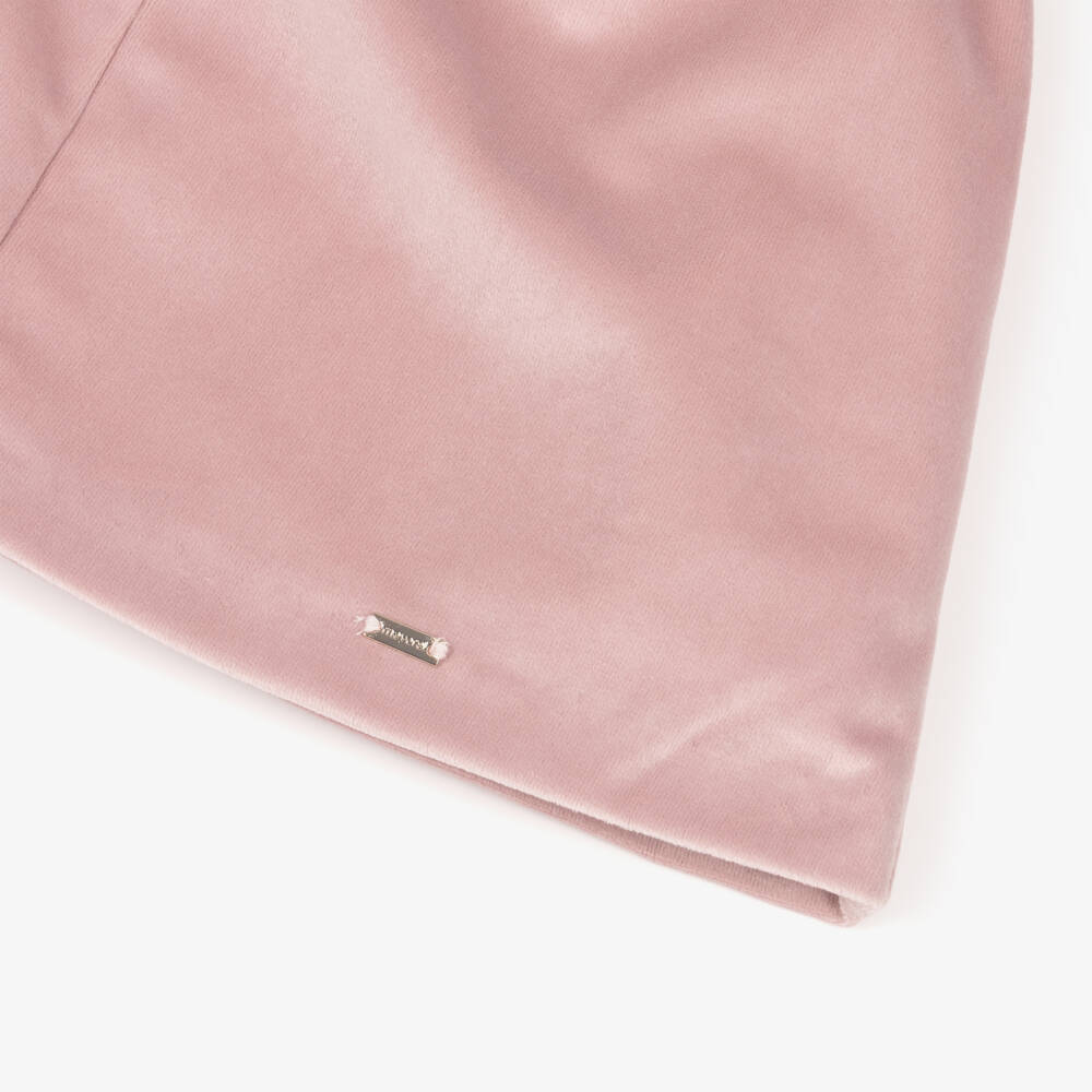 Mayoral Newborn-Girls Velour Smocked Dress Pink | Childrensalon Outlet