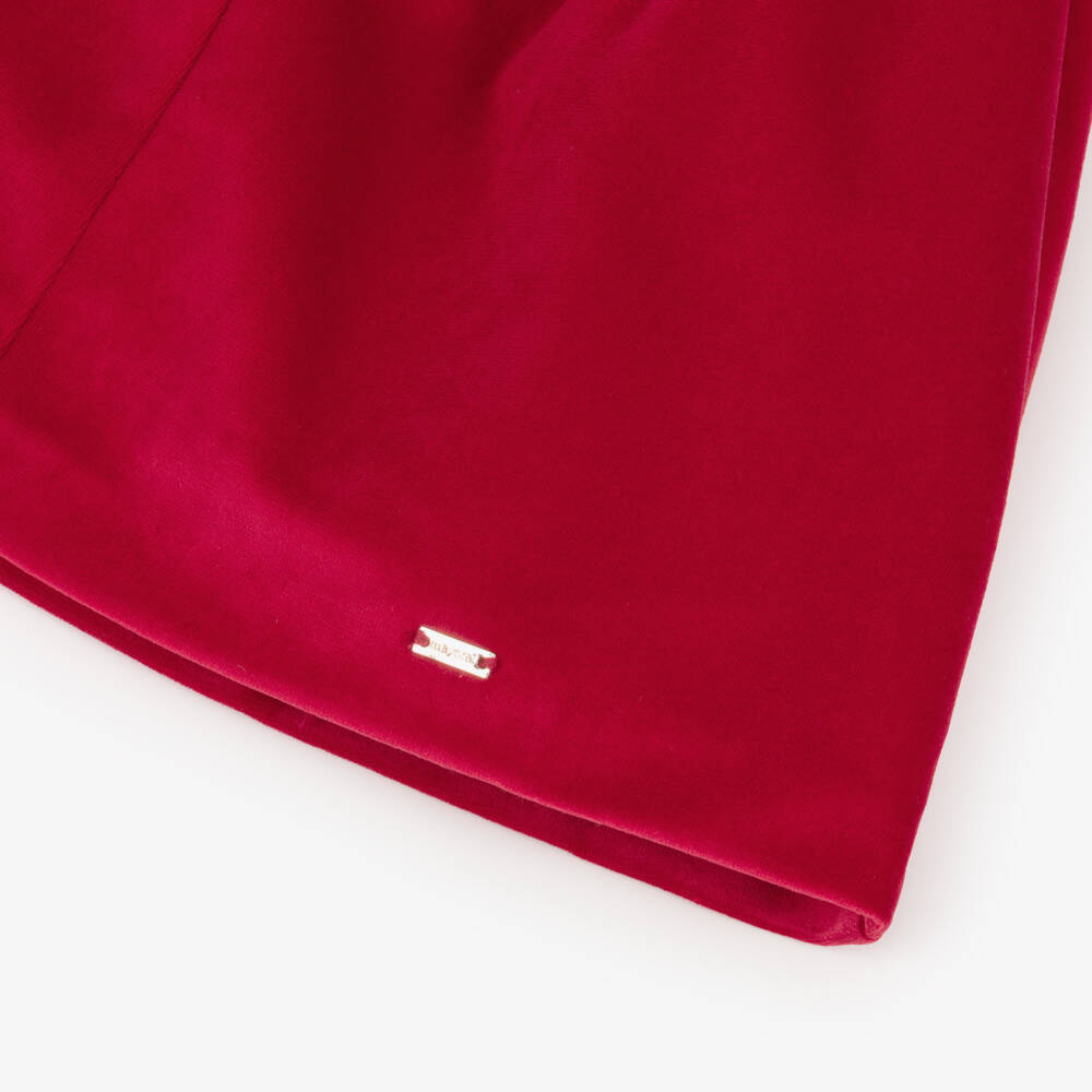 Mayoral Для новорожденных-Girls Velvet Smocked Red Dress | Childrensalon Outlet