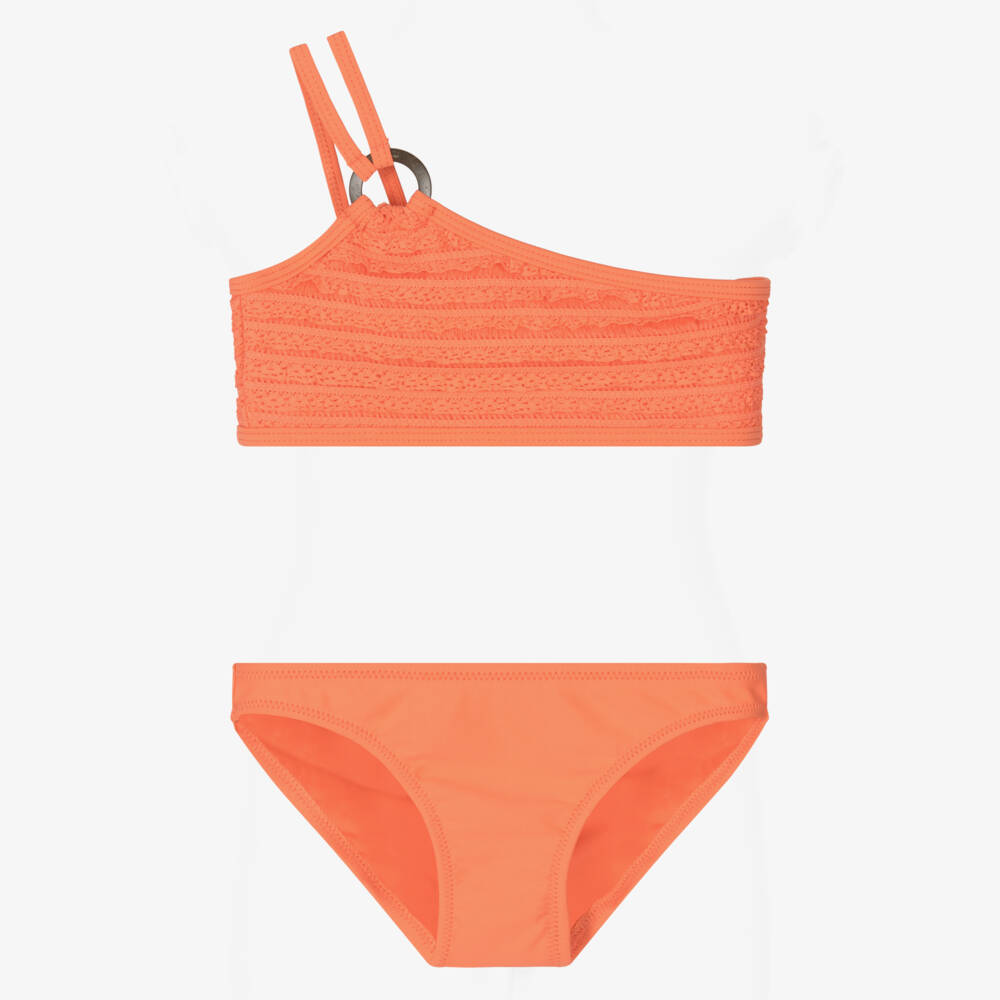 Mayoral-Girls Vibrant Asymmetric Swimsuit | Childrensalon Outlet