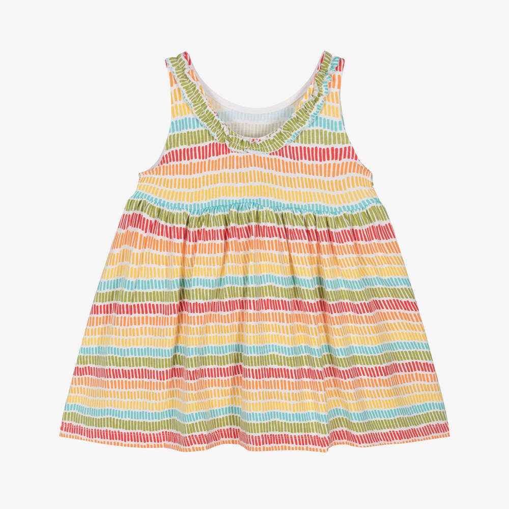 Mayoral-فستان مخطط نابض بالحياة للبنات | Childrensalon Outlet