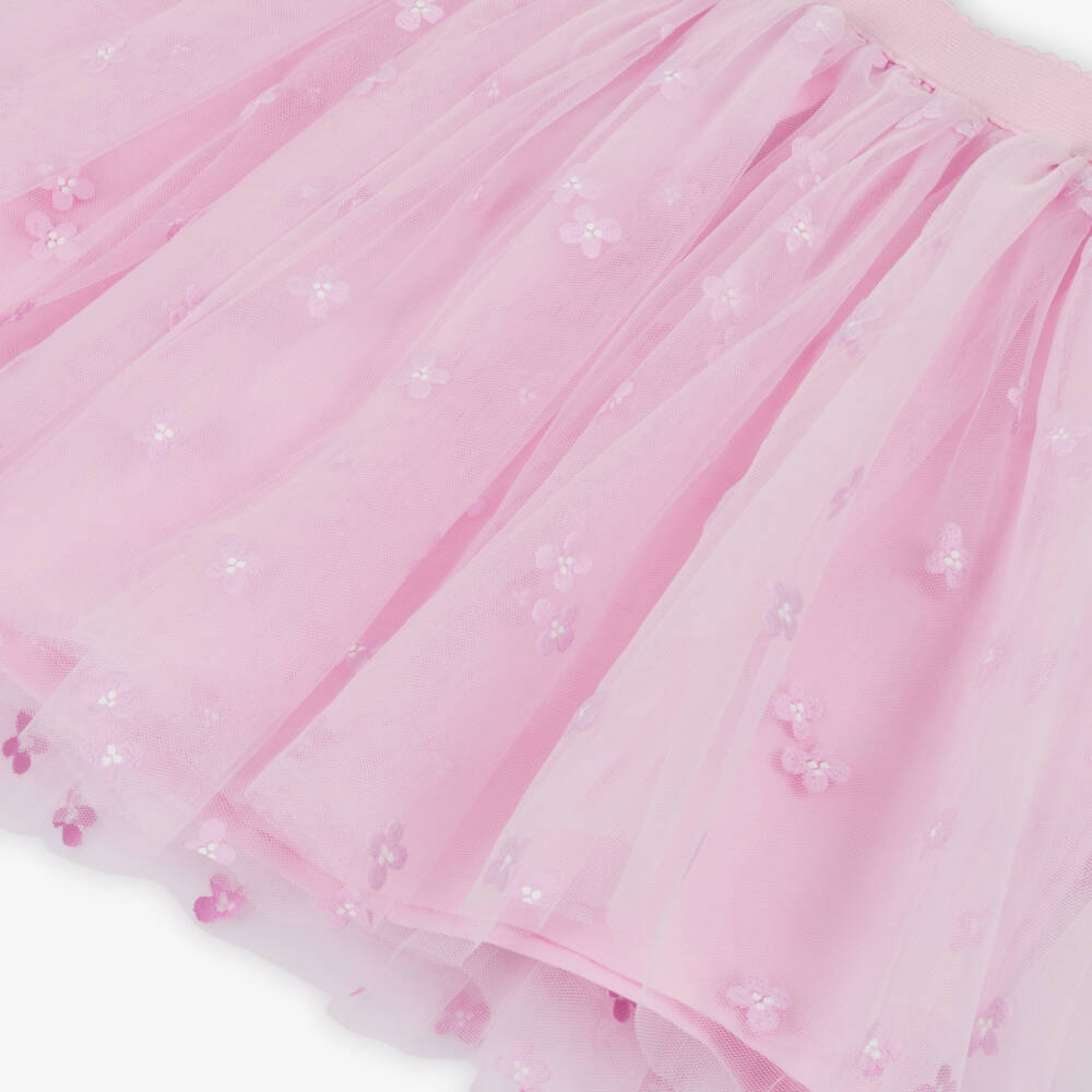 Mayoral-Girls Whimsical Pink Outfit Ensemble | Childrensalon Outlet