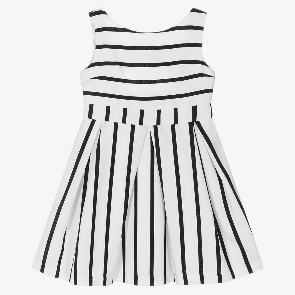 Robe rayée noire et blanche cheap