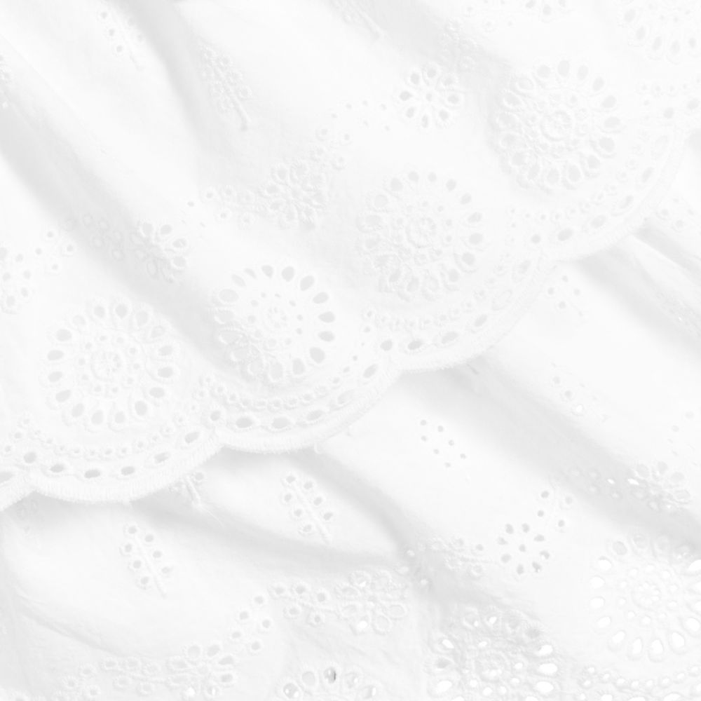 Mayoral-Girls White Cotton Skirt | Childrensalon Outlet