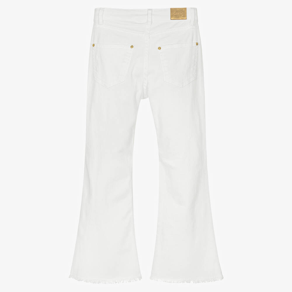 Mayoral-Белые джинсы-клеш | Childrensalon Outlet